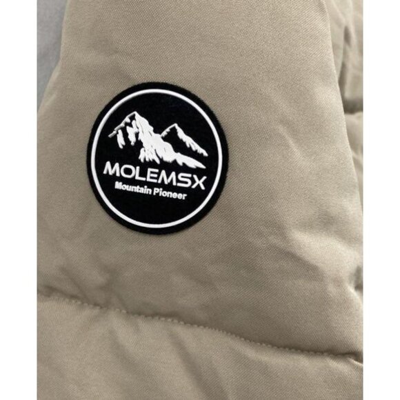 MOLEMSX Mountain Pioneers‎ Women's Medium Beige Puffer Coat NWOT - Picture 6 of 6